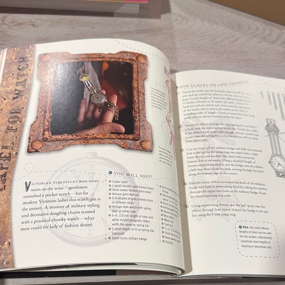 Vintage 1st Edition Craft book Steampunk Accessories Book Barrons - Picture 10 of 14
